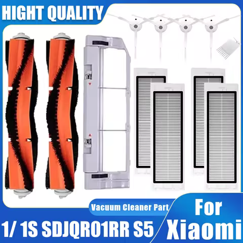 Main Side Brush For Xiaomi Mi Robot 1/ 1S SDJQR01RR SDJQR02RR SDJQR03RR Roboeock E3, S4, S4 Max, S5 