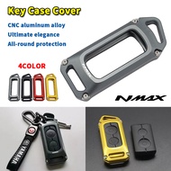 PMShop NMAX V2 CNC 3D Remote Control Key Cover Case NMAX Logo Keychain Case Cover For MAX155 NMAX150