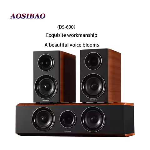 AOSIBAO 4 Inch 5 Inch Midrange Sound Speaker 60W 4ohm Passive Speakers 5.1 3D Surround HiFi Speaker 