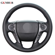 Artificial Leather DIY Car Steering Wheel Cover for Honda Crosstour 2013 2014 2015 Accord 9 2013 2014 2015 2016 2017