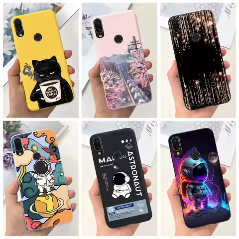 For Huawei Nova 3i Case Nova 5T Shockproof Cover Cute Astronaut Soft Silicone Back Cover For Huawei 