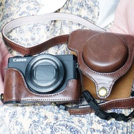 Canon G7X III Camera Bag G7X Marii G7X2 G7X3 Mark III Retro Protective Leather Case