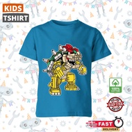 NEW ARRIVAL KIDS TSHIRT COTTON BOWSER LEGGO READY STOCK 1-12 YEARS