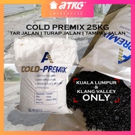 [Kuala Lumpur & Klang Valley Only] A Cold Premix 25KG (BAG) | Turap Jalan | Tampal Jalan | Tar Jalan