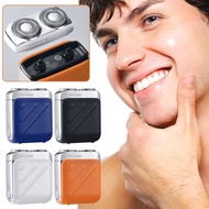 Waterproof Portable Shaver Usb Men's Shaver Cordless Travel Trendy Shaver Case Razor Electric I6e2