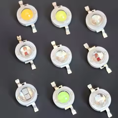 10pcs 5W 2 chips High Power LED Chip Lamp Bulbs SMD COB Diodes Warm Cold White Red Green Blue Yellow