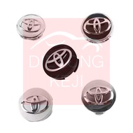 [Ready Stock] 1pc Toyota 57mm 62mm Rim Cap Vios Avanza Innova Camry Alphard Sport Rim Centre Cap