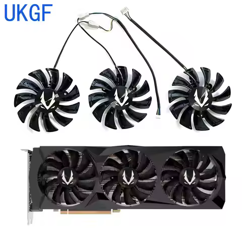 For ZOTAC Gaming RTX 2070 2080 Ti AMP 2080Ti GPU Cooler Fan New 87MM GA92S2U Replacement Graphics Vi