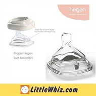 Hegen: Silicone Teat For Feeding Bottle - 2pc | Puting Botol Susu Hegen