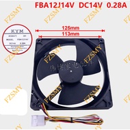 Suitable for Hitachi Refrigerator Fan Freezer Freezer Cooling Fan FBA12J14V DC14V 0.28A
