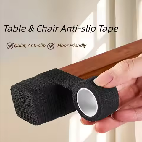 Furniture table and chair feet non-slip mute tape,4 meters x 3 rolls (12 meters in total) to protect