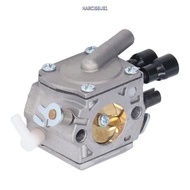 NARCISSUS1Y7KJ Chainsaw Carburetor, Silver and Gold Heavy Duty Carburetor Replacement, Aluminum Easy