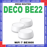 LANCOMM Deco BE22 BE3600 Whole Home Mesh WiFi 7 System Router
