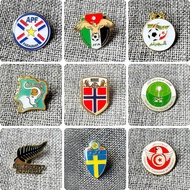 Paraguay Souvenir Badge New Zealand Team Souvenir Norway Badge Metal Brooch Ivory Coast
