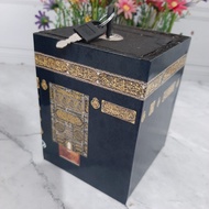 Celengan Kabah gembok Kunci Besar Tabungan kabah kakbah kunci Jumbo Kayu