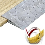 TOCTUS OUKEJNM 39inch Floor Transition Threshold Ramps Wood to Tile, Self-Adhesive Overlap Edging Cl
