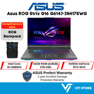 Asus ROG Strix G16 G614J-IN4178WG intel i9-13980HX, 16GB, 1TB, RTX 4070, 16" QHD+, W11 Gaming Laptop
