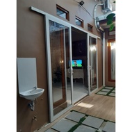 pintu double sliding upvc pintu upvc di Depok