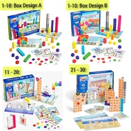 hand2mind Numberblocks MathLink Cubes 1-10 OR 11-20 OR 21-30 Activity Set Unifix Homeschool Supplies