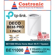 TP-Link Deco BE65 / BE65 PRO BE19000 WiFi 7 Mesh Router – Tri-Band, 2.5G Ports, ( 1-PACK)