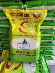 Gạo ST25 Lúa Tôm 3kg Thượng Hạng - Siêu Dẻo Mềm Thơm Cơm - Gạo Tiến Dũng
