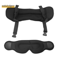 Travel Pillow Airplane Head Strap with Sleep Eye Mask for Long Flight, Work for Seats with Headrest 