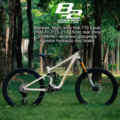 Aluminum Full Suspension Mountain Bike Enduro Downhill MTB Bikes DEORE 11/12S 210*55 Rrear Shox 170 