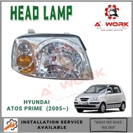 Hyundai Atos Prima GL (2005~) Head Lamp Light Lampu Depan (1pcs)