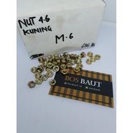 M 6 Yellow Iron Nut - 4.6 Yellow Iron Nut