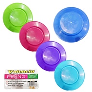 Valencia Color Plastic Plate [Diameter 21 CM]/Plastic Plate Dinner Plate Plate Plate