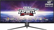 MSI MAG401QR, 40 Inch Gaming Monitor, UWQHD 3440x1440 Resolution, IPS Panel, 1ms Response Time