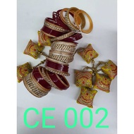 INDIAN CHURA BANGLES BRIDAL PUNJABI BRIDE DESIGNER BANGLES FROM BOMBAY