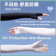 Arm Sleev UV Protection Ice Sleeve Volleyball Nylon Cooling Arm Sleeve Sport Women Driving Sunscreen