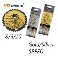 VG Sports Bicycle Light Weight Chain Mountain Road Bike Full Hollow Design Chains Ultralight Weight - Foldies/MTB/Crius