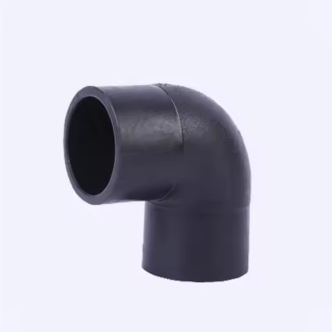 New Material PE Pipe Fittings PE Butt Elbow Butt 90 Degree Elbow L63 / L90 / L110 / L125 / L315