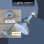 SMJ CONCEPT® Adjustable Stand | PVC End Cap | Timber Tube Components