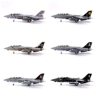 TOP 1 F-14A / F-14D / F-14B Tomcat Jolly Rogers Tomcatter  Diecast model 1/100 Navy Top Gun F14 MLE 