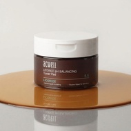 [acwell] Licorice pH Balancing Toner Pad, 160ml 70 pads, 1pc Korean Toner Pad pH Balancing