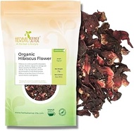 Herbal Sense Organic Hibiscus Flower from Egypt Cholesterol Tea (60g loose leaves)