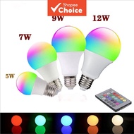 E27 Smart RGB Bulb 9W Dimmable Works