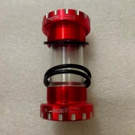 Bottom bracket BB Hollowtech 2 HT2 SMIT SLK loncer merah