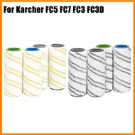 4 Pieces Set Accessories of Main Rollers Brush for Karcher FC5 FC7 FC3 FC3D Electric Floor Cleaner R