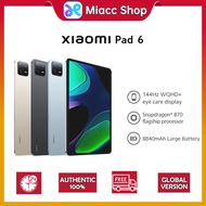 Xiaomi Pad 6 Global Version Tablet 8+128 | 8+256GB Snapdragon 870 Processor 144Hz WQHD 8840mAh 33W C