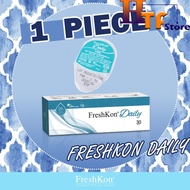 (1 PIECE) Freshkon Daily Disposable Clear Lens 1 Day Use Contact Lenses
