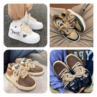 Dây Giày Lụa Treo Bóng Tối Màu Xám Alien Valentine Dunk Low Top Dây Giày Nam Nữ Chung Thiết Kế Dây G