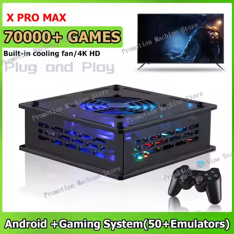 Super Console X Pro MAX Retro Mini Video Game Console S905X Dual System Built-in 70000+Classic Games
