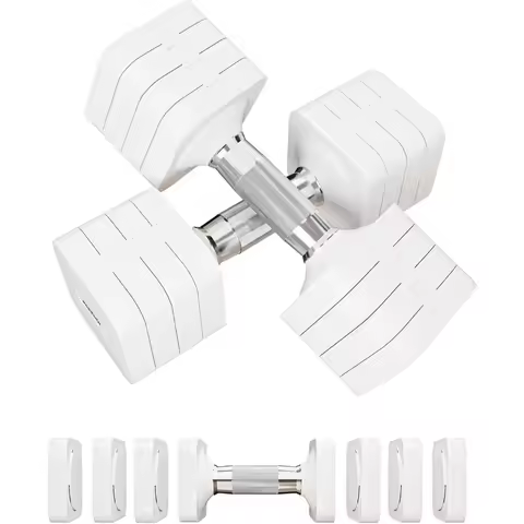 15LB 20LB 40LB 50LB Adjustable Dumbbell Set for Home Gym Exercise Free Weights Dumbbells Set for Wom