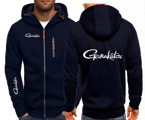 2025 Love Fishing Gamakatsu Hoodie Just Fish It Hoodies Pullovers Sweatshirts Men's Zipper Hoodies S