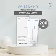 (สูตรใหม่) W DIARY HYDRATION COMFORT BODY CLOUD LOTION (200ml)   WDiary
