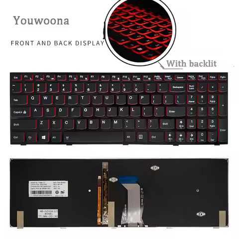 New Original Laptop Keyboard For Lenovo ideapad Y500 Y510 Y500NT Y510P Y500N